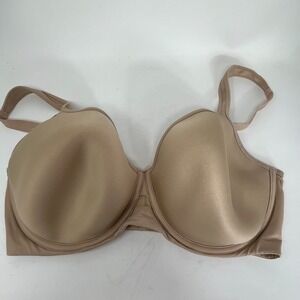 Bali Womens 38DD ComfortStraps Underwire Lined T-Shirt Bra Nude Model 3490